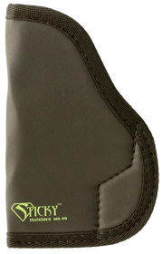 Sticky Holsters LG6SMOD LS LG-6S Black/Green Latex Free Rubber Fits 3-4" Large Auto w/Laser Ambidextrous